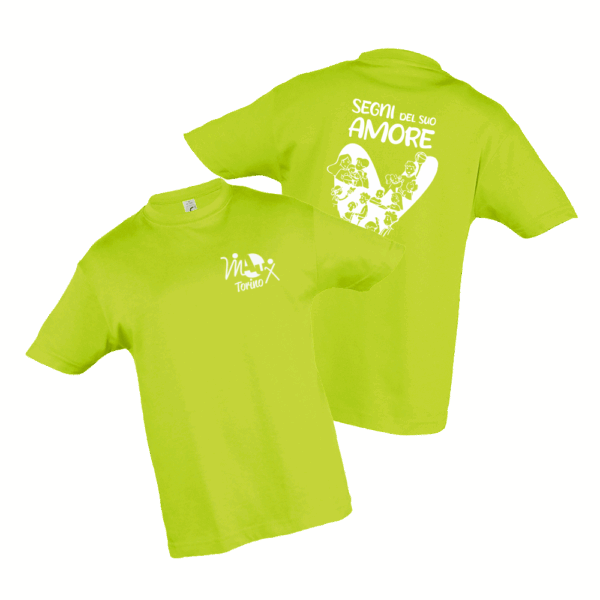 T-Shirt Scuola Primaria MAUX - Unisex - Verde mela